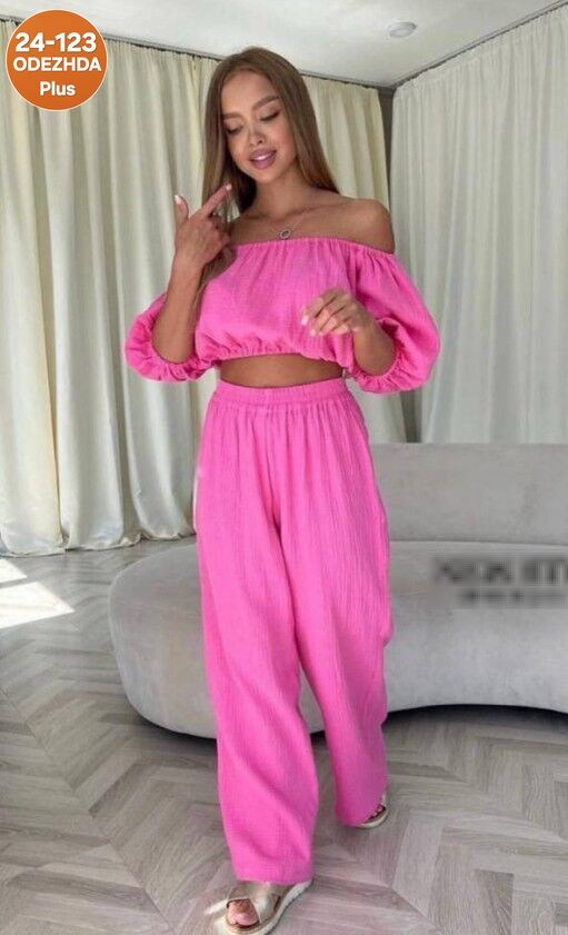 костюм с широкими брюками,брючный костюм с топом,костюм женский топ,костюм с брюками,женский костюм с брюками
