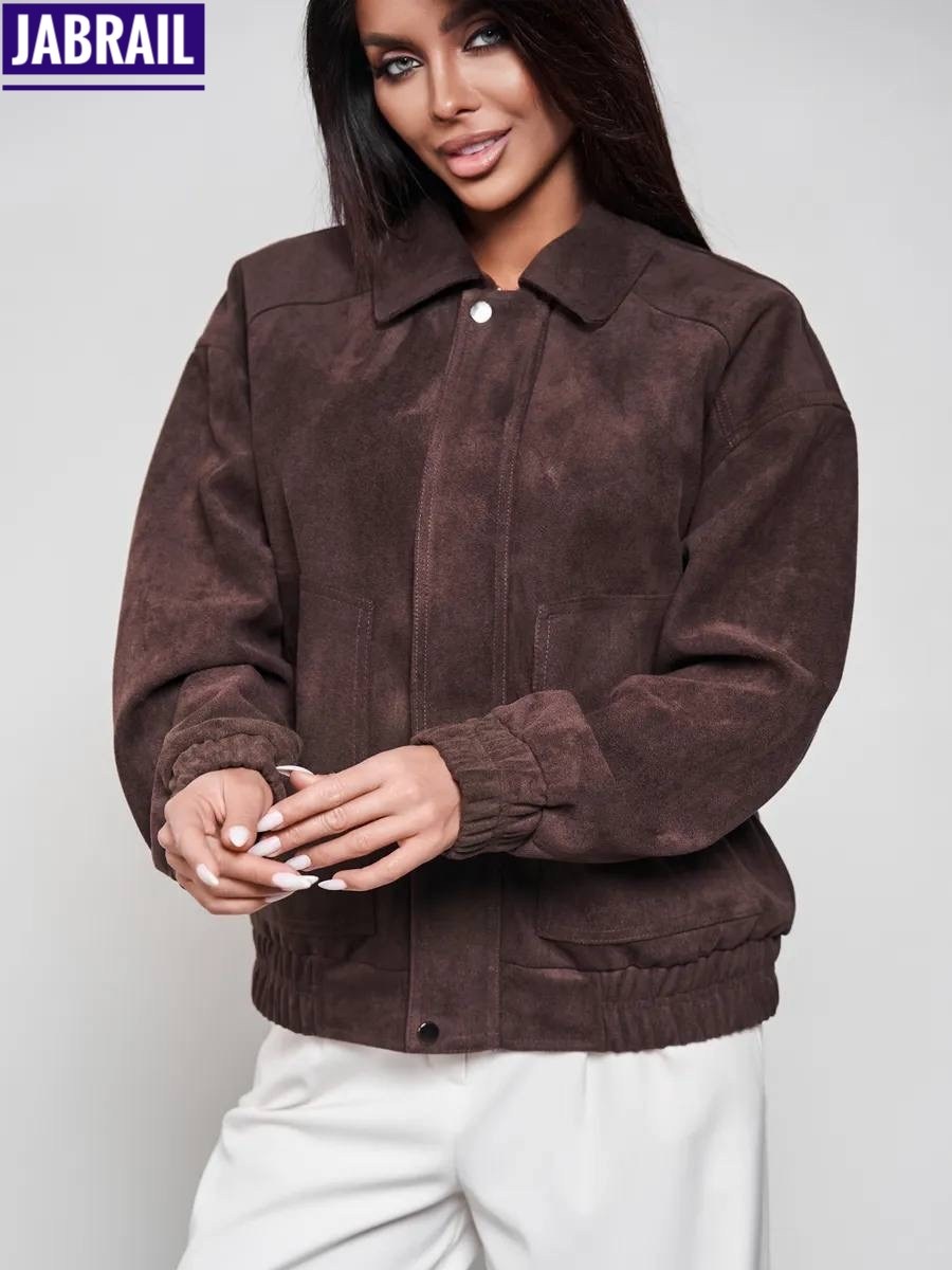 бомбер укороченный оверсайз замшевый куртка рабочего тренд saint shine,замшевая куртка бомбер осенняя оверсайз bliss luxury,женская куртка бомбер из эко замши коричневого цвета,куртка замшевая,куртка