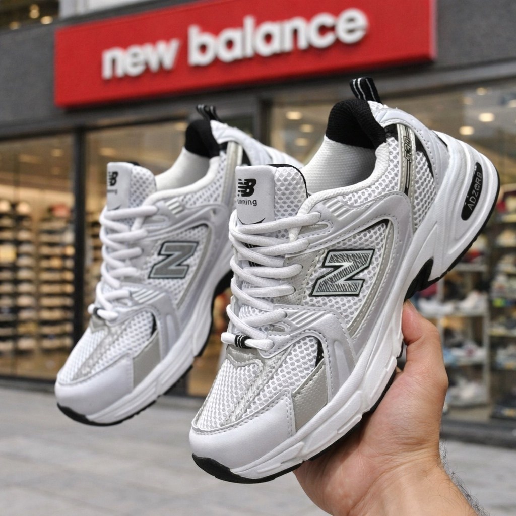 кроссовки new balance,кроссовки new balance 530,new balance 530 white silver navy,,new balance 530