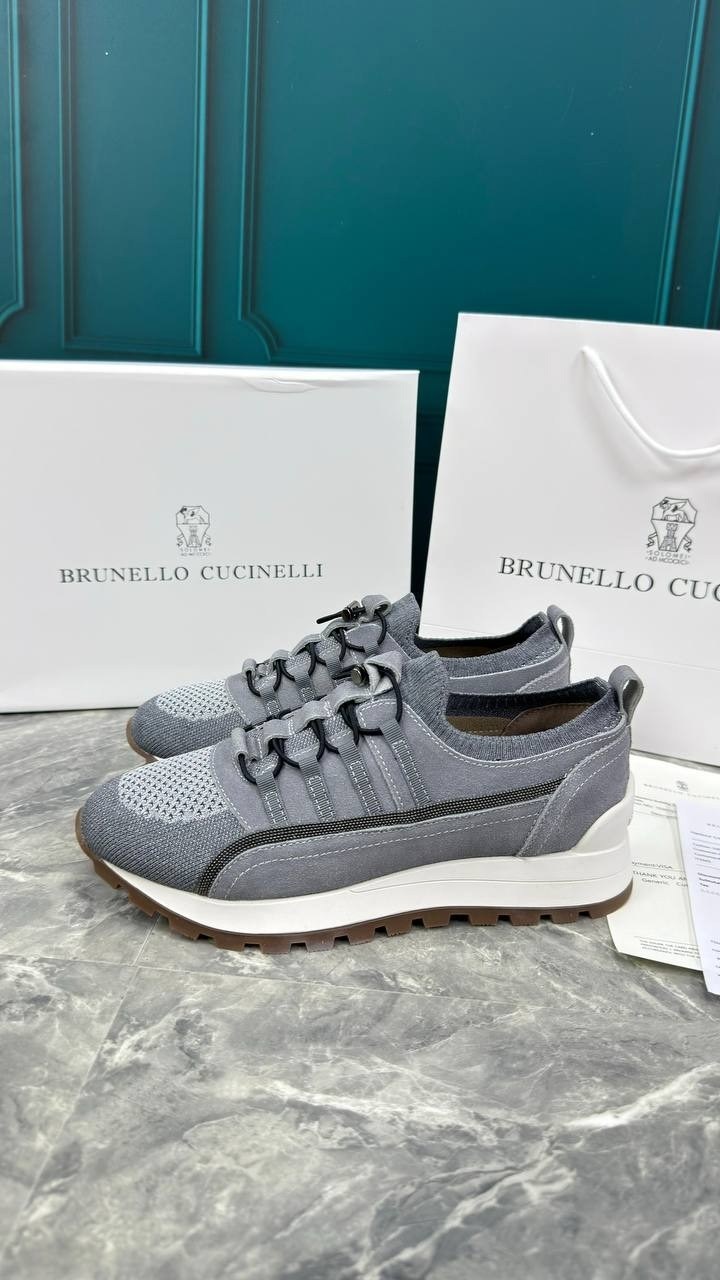 brunello cucinelli кроссовки,комбинированные кроссовки brunello cucinelli,brunello cucinelli кроссовки мужские,мужские кроссовки brunello cucinelli серые,