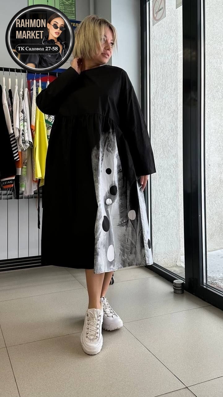 стильное платье свободного кроя,свободное платье,платье в стиле,платье стильное,платье туника