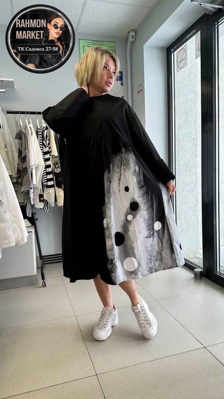 стильное платье свободного кроя,свободное платье,платье в стиле,платье стильное,платье туника