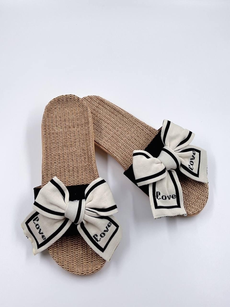 шлепанцы женские,тапочки женские летние,шлепки с бантиком,шлепанцы с бантом,тапочки с бантом