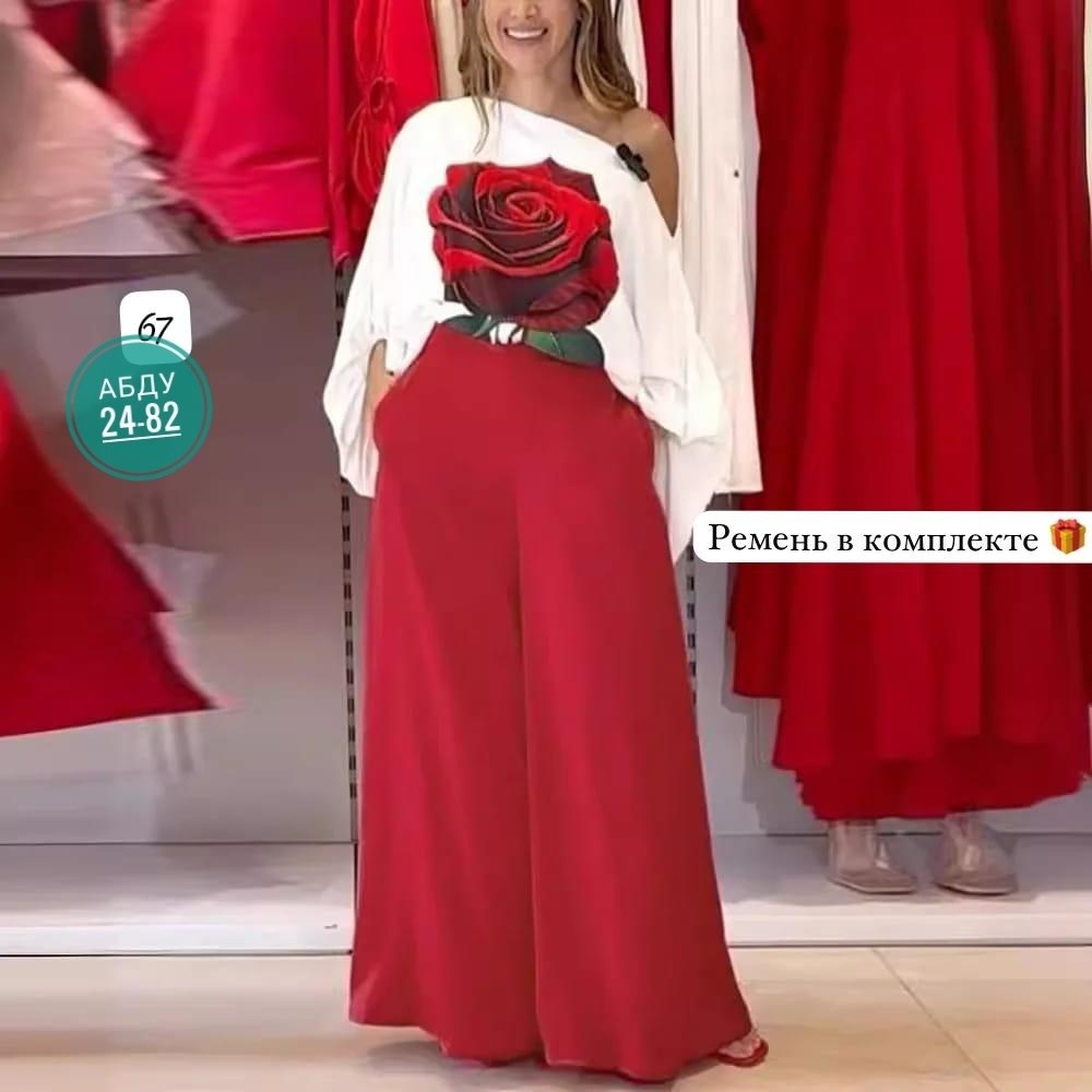 женский костюм,брюки-палаццо,модные брюки,костюм с высокой талией,брюки палаццо образы