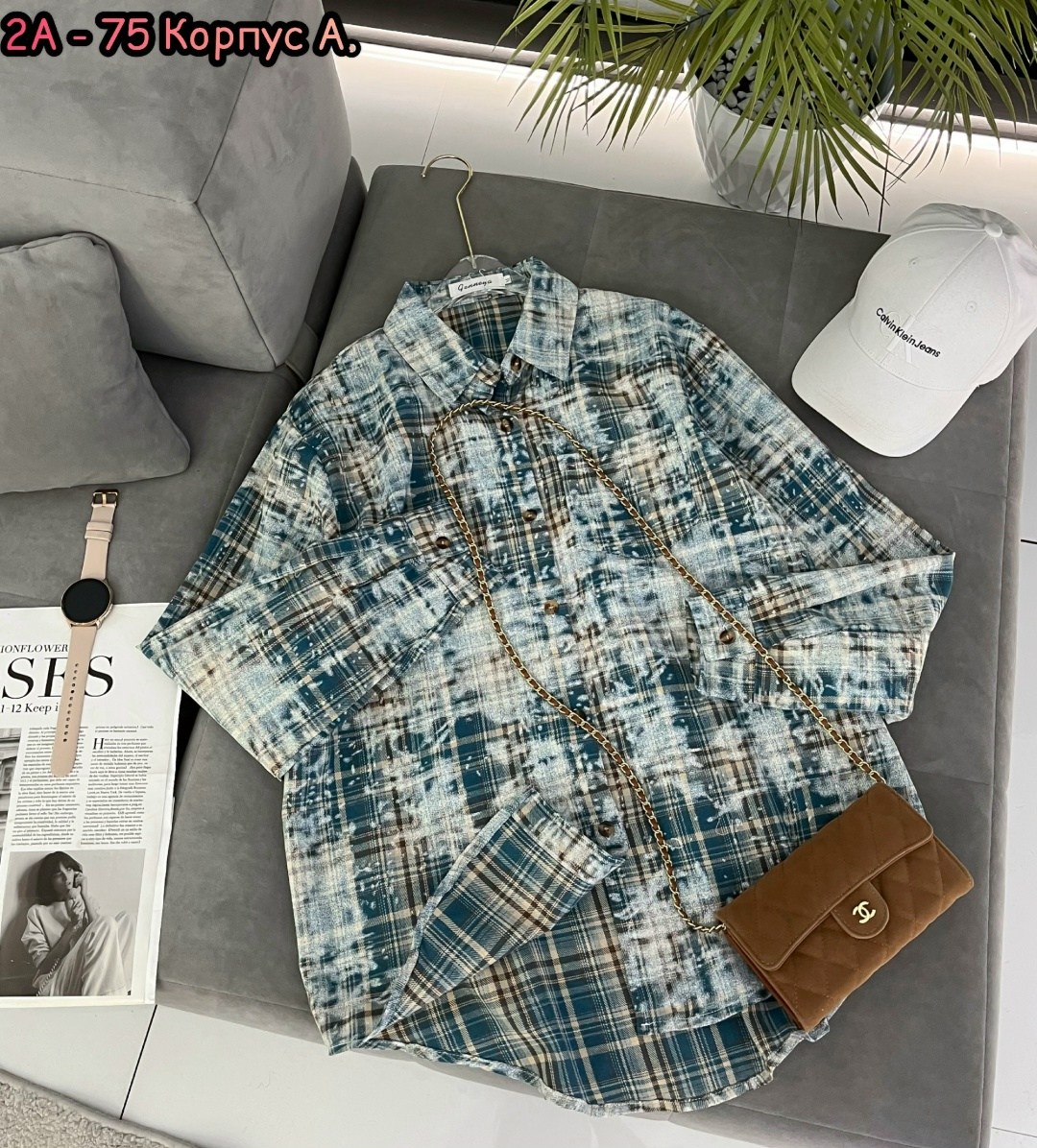 рубашка в клетку от miu miu,женская рубашка в клетку,рубашка в клетку,теплая рубашка в клетку оверсайз,женская рубашка