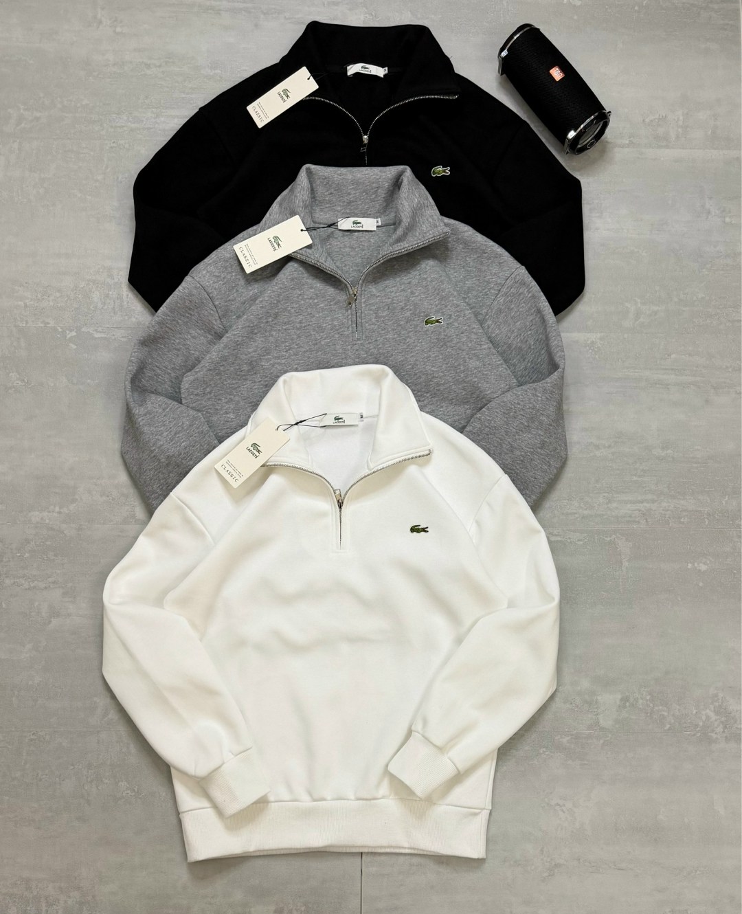 толстовка lacoste,толстовка мужская lacoste casual серая,мужская толстовка lacoste,мужская хлопковая толстовка lacoste с высоким воротом на молнии,lacoste grey half zip