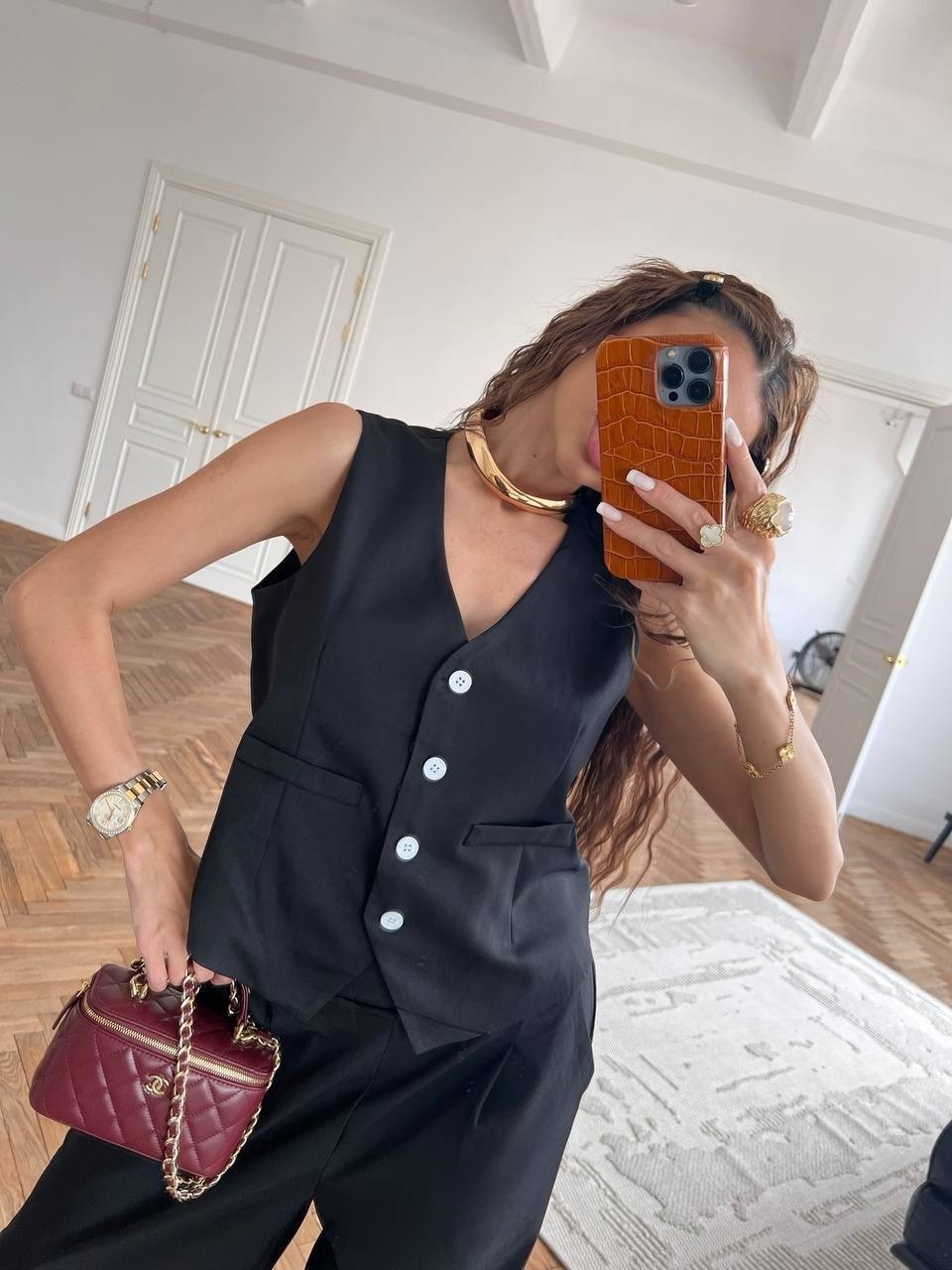 брючный костюм,костюм брючный с жилеткой li-style 312160391,костюм брючный с жилетом "какао",женский брючный костюм люше 3611,женский брючный костюм