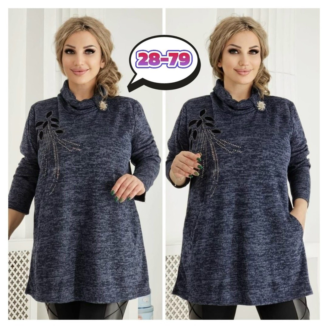 туника теплая большие размеры,теплая туника больших размеров,туника большие размеров,туника с воротником,кофта женская большого размера туника
