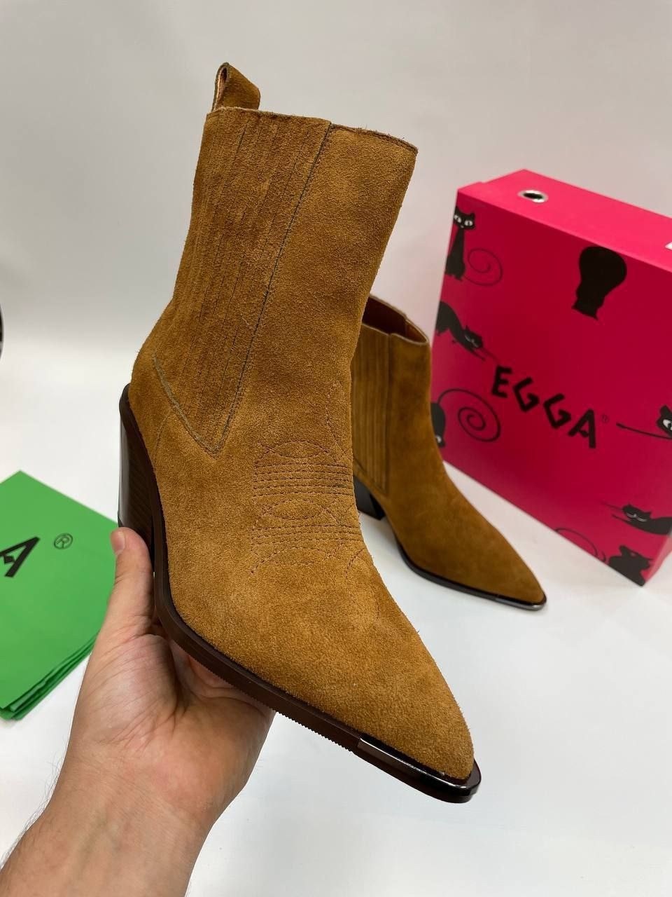 ботильоны казаки,,замшевые ботильоны казаки,полусапоги казаки,женские ботильоны