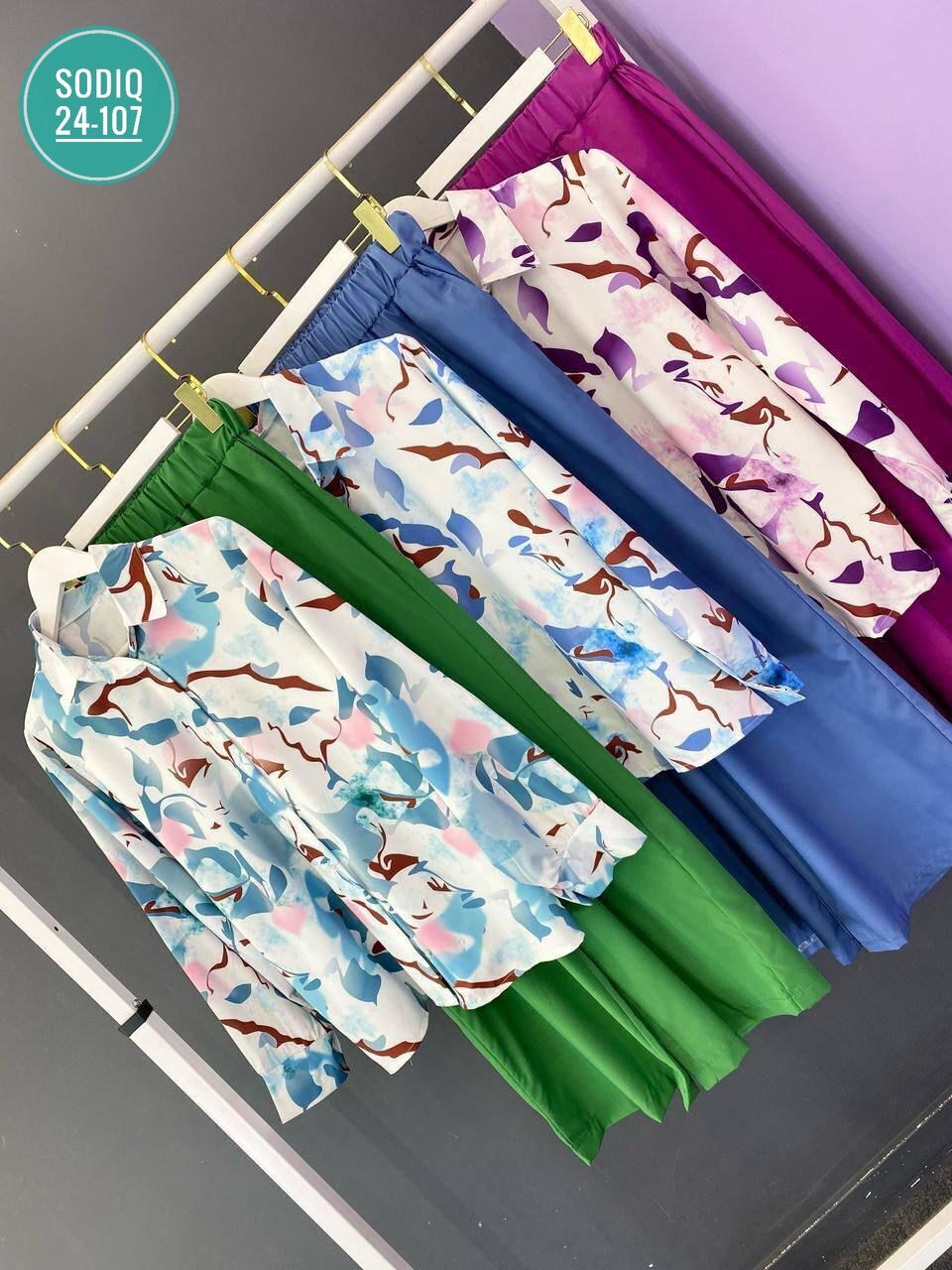 шифоновые брюки палаццо,широкие брюки,брюки с широкими штанинами,свободная рубашка большого размера, завышенная талия, широкие брюки, костюм-двойка,повседневный костюм