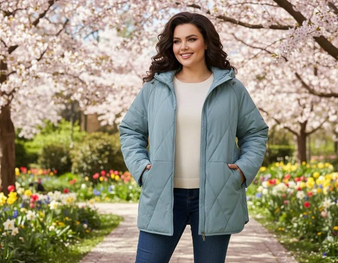 демисезонная женская куртка больших размеров,демисезонная куртка,женская демисезонная куртка,куртка женская,куртка демисезонная для женщин