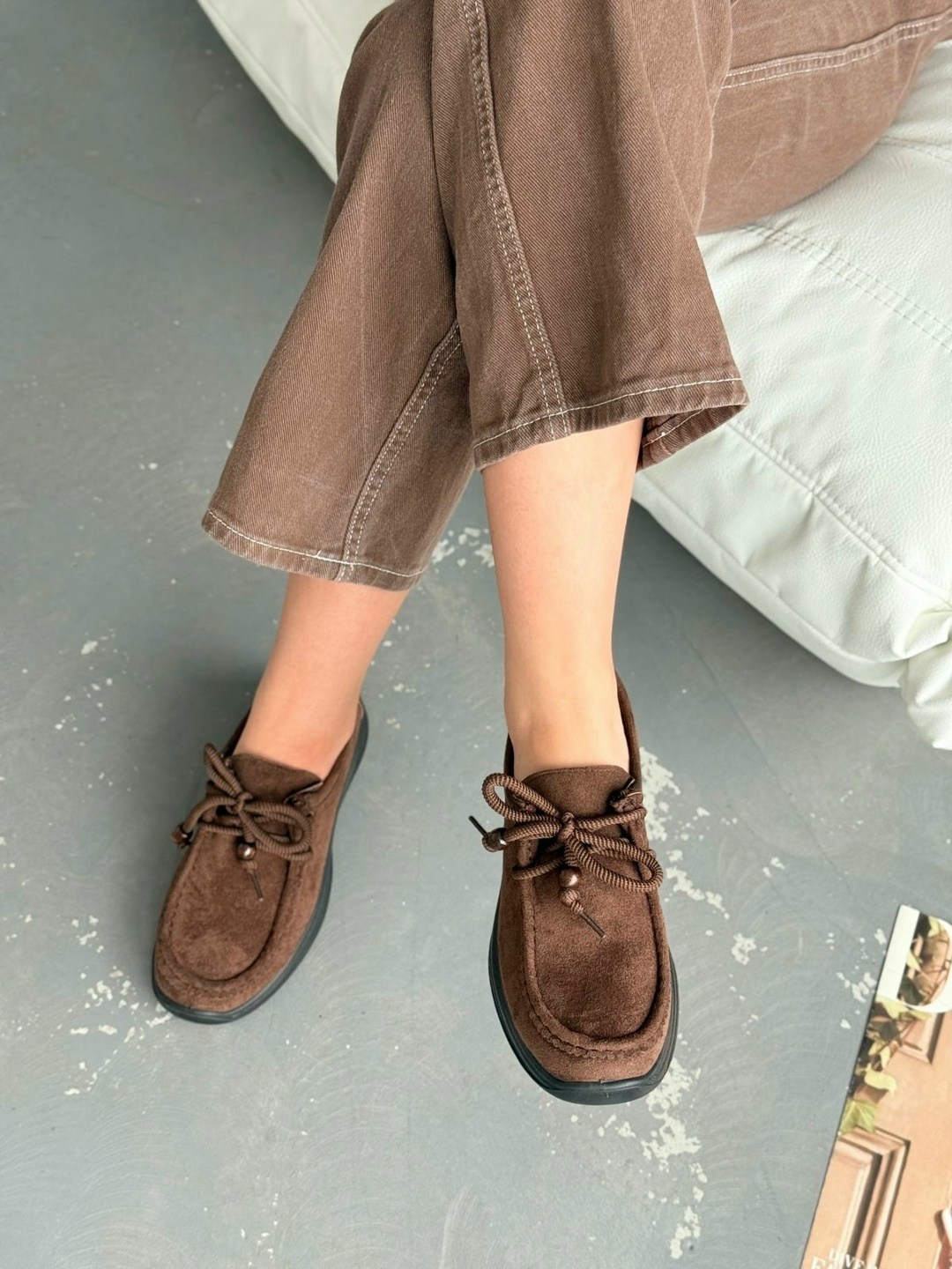 , женская,лоферы женские,мокасины замша,модные лоферы