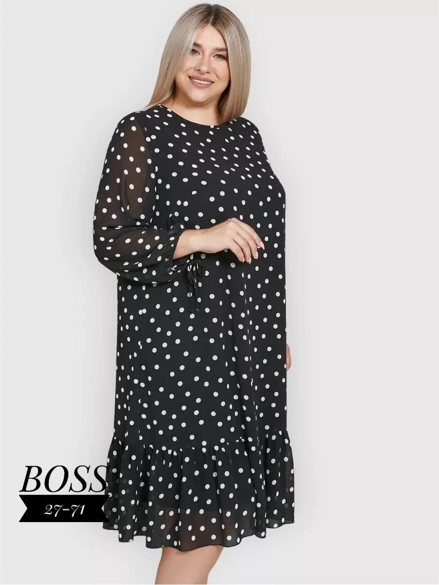 платье,платье туника,платья ,распродажа платьев,платье софи2 (зел/мелк/горох)