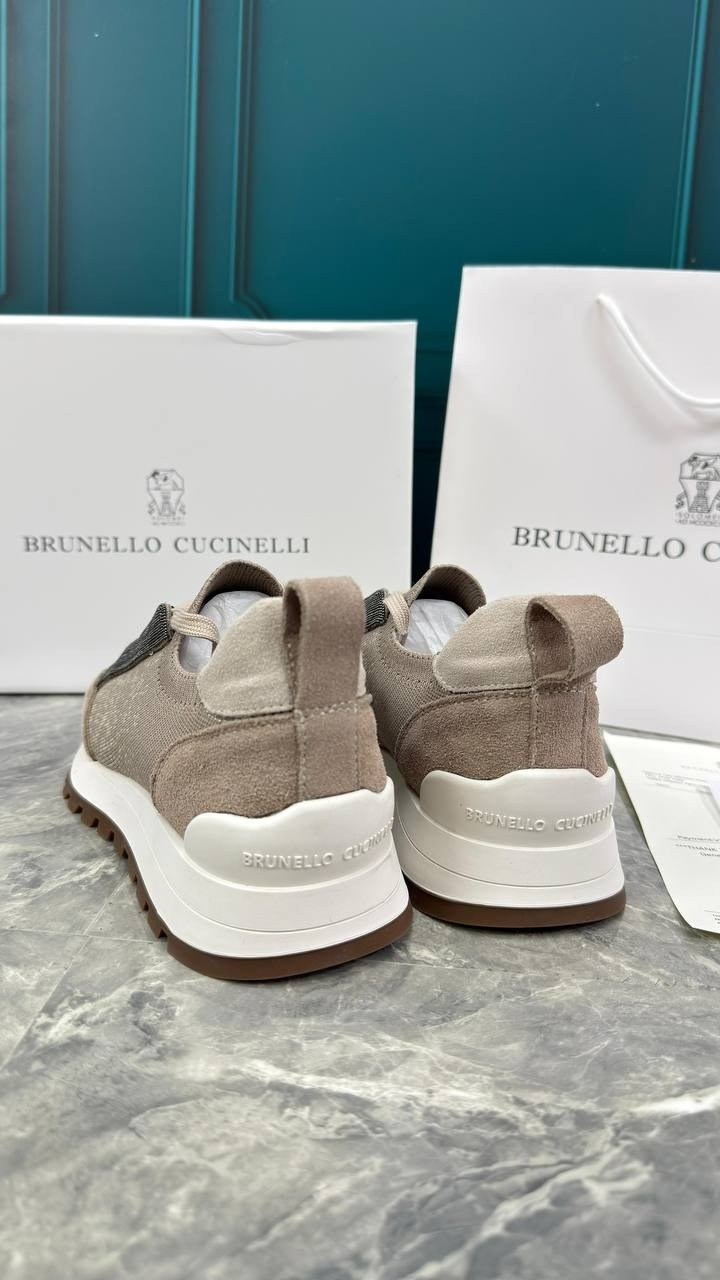 brunello cucinelli кроссовки,комбинированные кроссовки brunello cucinelli,женские кроссовки brunello cucinelli,кроссовки brunello cucinelli коричневый,замшевые кроссовки brunello cucinelli