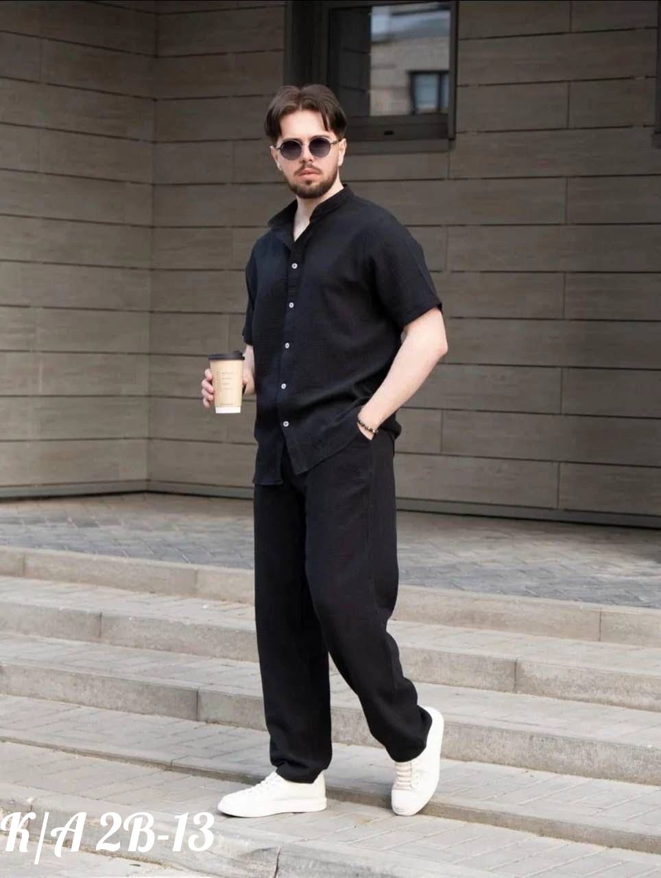 повседневный костюм мужской,костюм двойка мужской,костюм мужской льняной брюки и рубашка,костюм двойка для мужчин хб,костюм мужской льняной