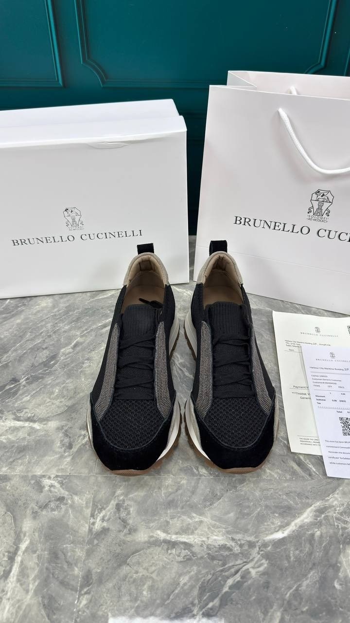 комбинированные кроссовки brunello cucinelli,кроссовки brunello cucinelli,кроссовки brunello cucinelli черный,замшевые кроссовки brunello cucinelli,кроссовки мужские brunello cucinelli