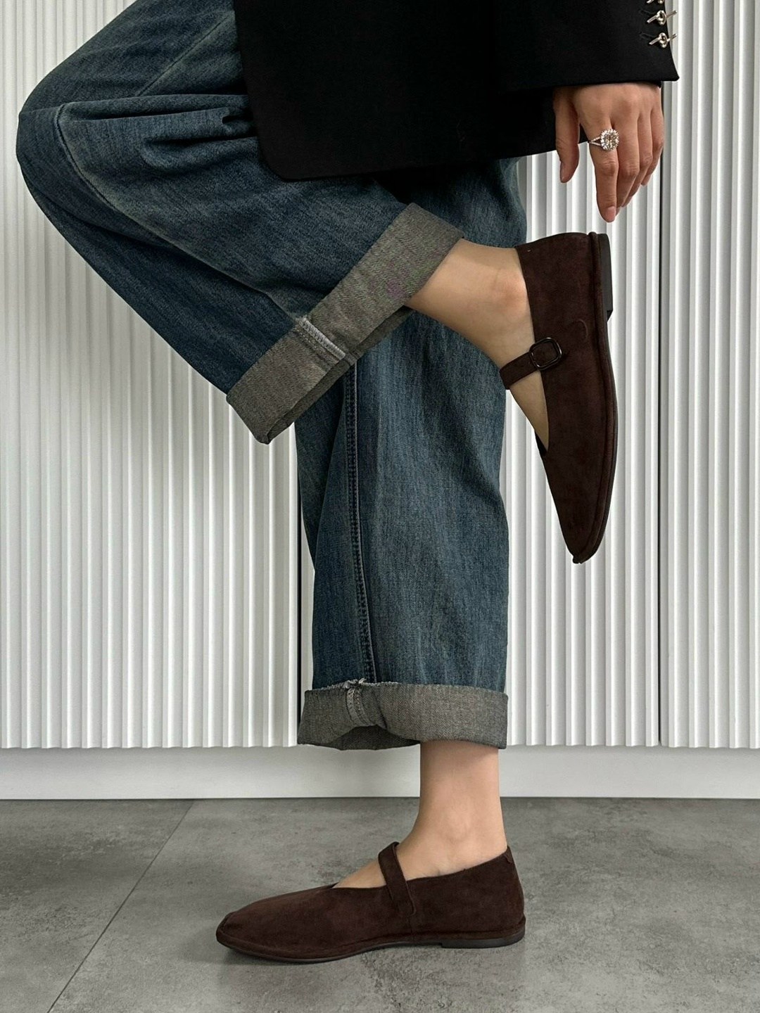 ,балетки замшевые мэри джейн massimo dutti, повседневные,туфли на плоской подошве,замшевые балетки