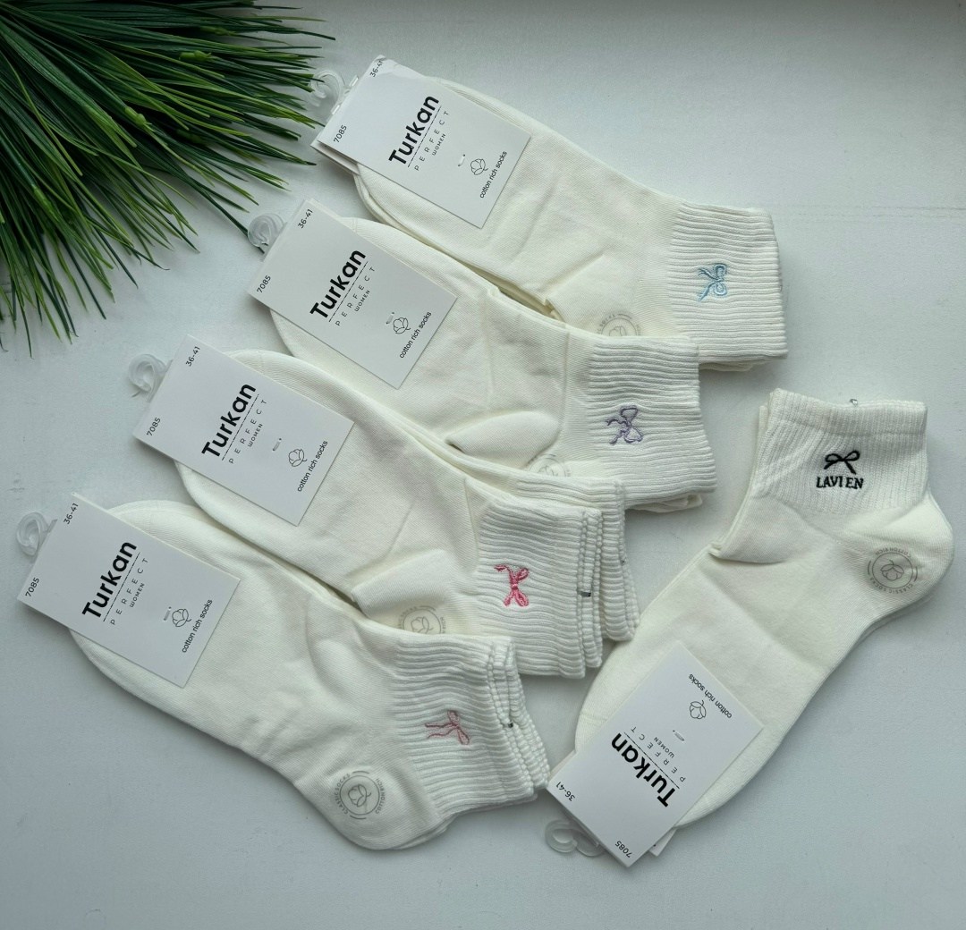 носки белые женские,носки женские,носки женские 10 пар,носки женские короткие,комплект носки женские