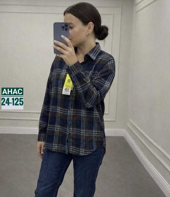 рубашка женская в клетку,женская рубашка оверсайз в клетку,рубашка женская в клетку happyfox,рубашка в клетку,рубашка в клетку с длинными рукавами