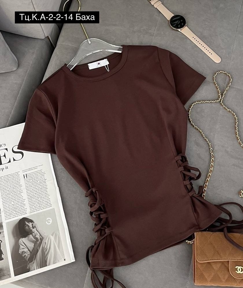 футболки женская,футболки для женщин,футболка необычного кроя,футболка с завязками,летние женские футболки