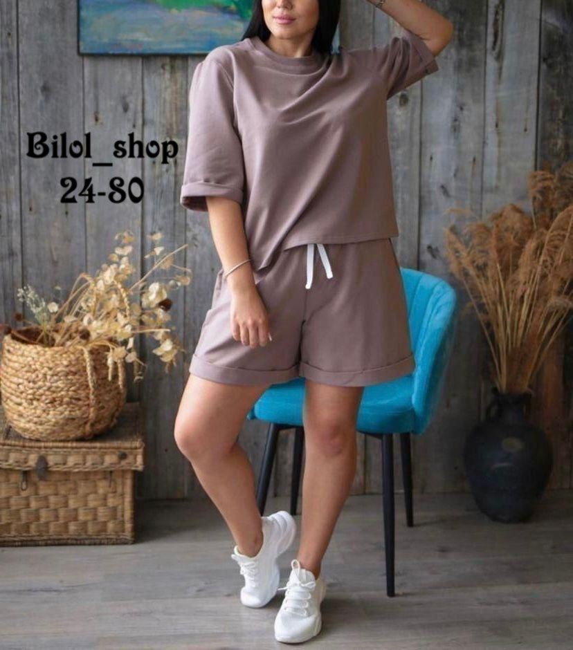 костюм женский к,женский костюм с шортами,трикотажные костюмы,летние костюмы,костюм шортами