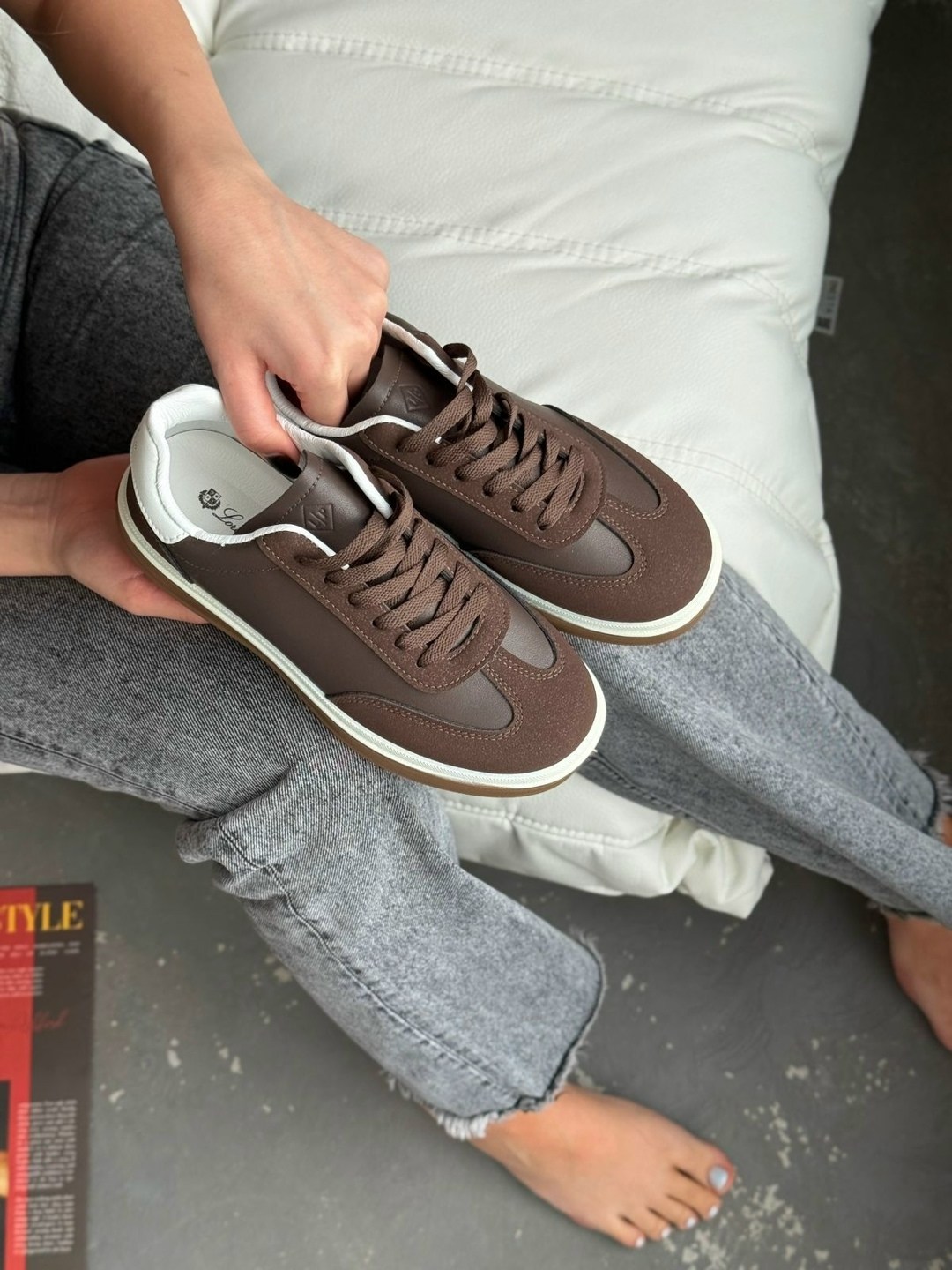 кеды замшевые derio 301966061,кеды из натуральной замши,кеды замшевые,кеды замша коричневые,коричневые кеды