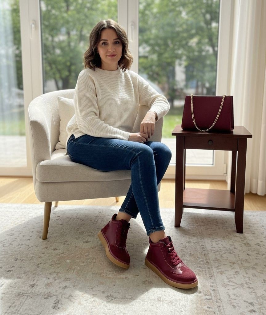 модные образы,кроссовки женскиe,свитер повседневный,обуви