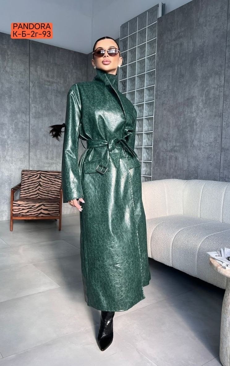 женский кожаный плащ,кожаный плащ,кожаный плащ с поясом dr-173-130-sh,кожаный тренч,кожаный плащ с поясом