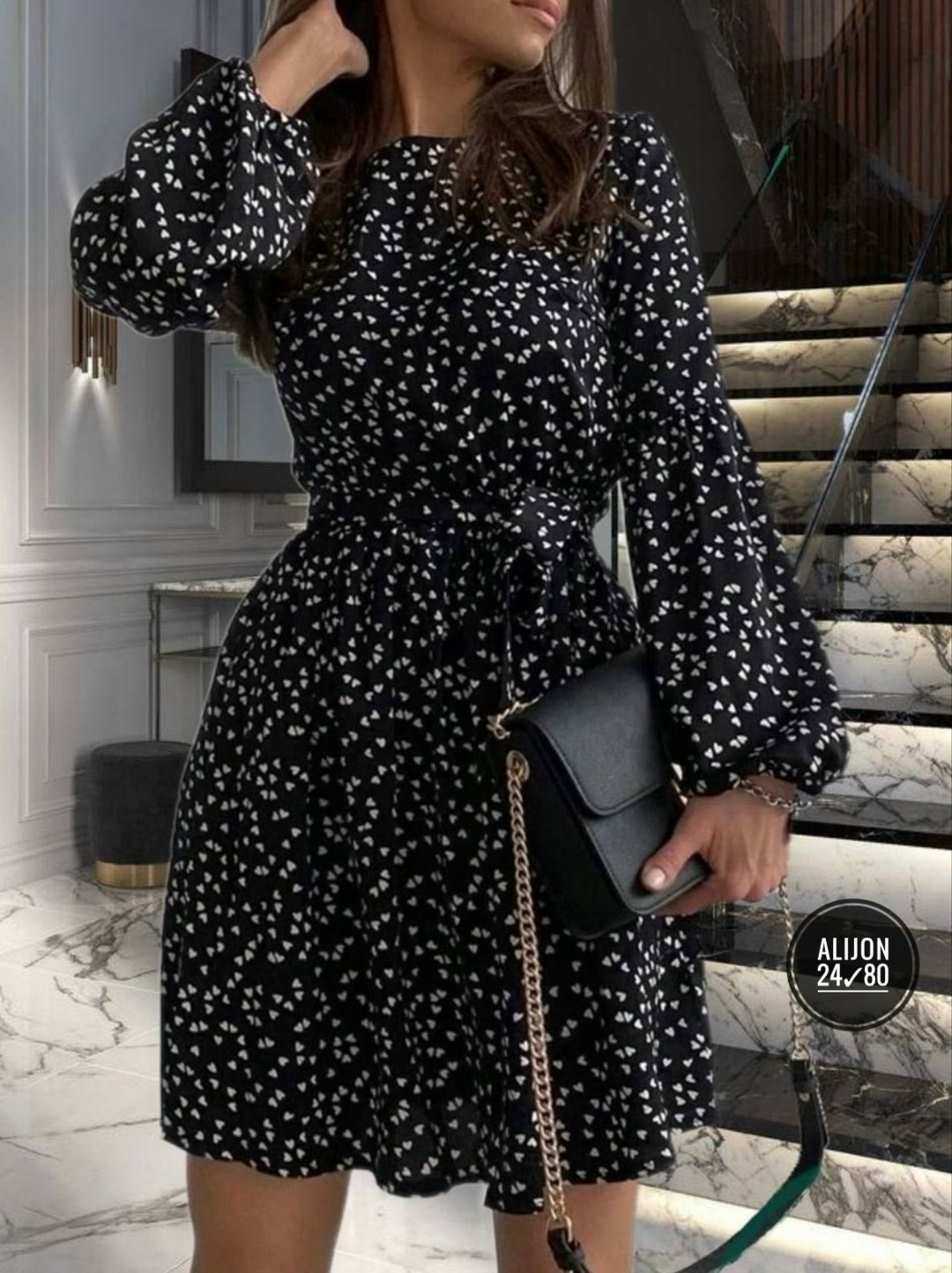 женское платье,платье в горошек,,платье модное,платье