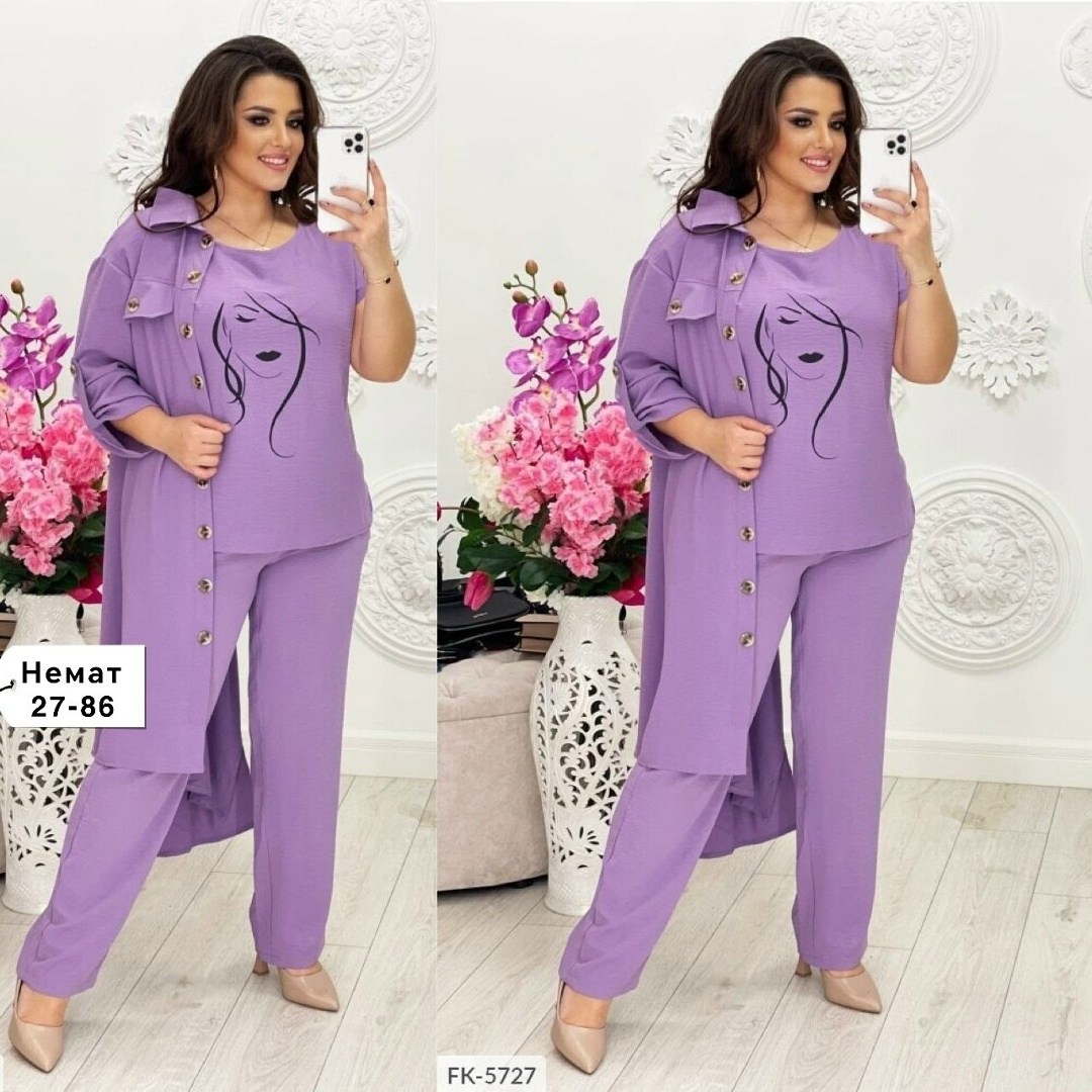 костюм тройка больших размеров,костюм женский тройка,костюм с брюками,женские брючные костюмы,костюм жатка женский летний брючный