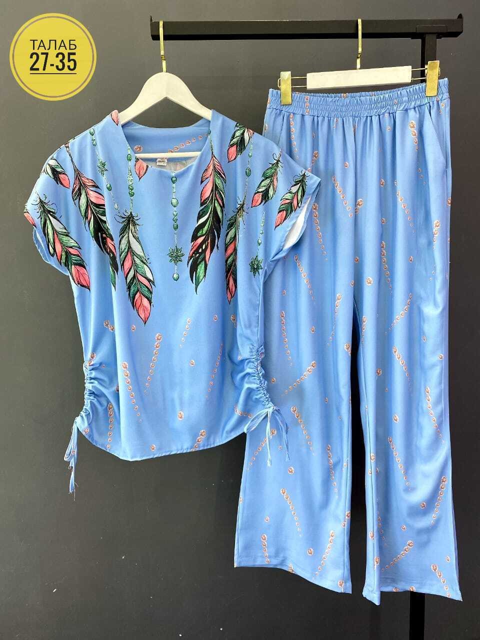 пижама женская,пижама комплект,пижама,пижама из вискозы женская,пижама с брюками из вискозы