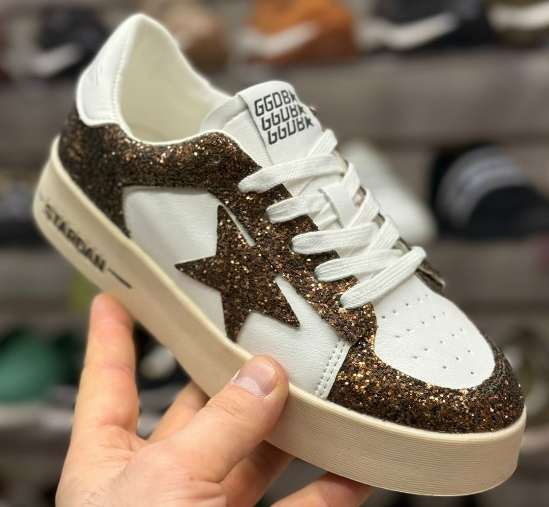 ,golden goose кеды hi star с блестками белый,golden goose кеды с блестками,golden goose кроссовки,кеды golden goose