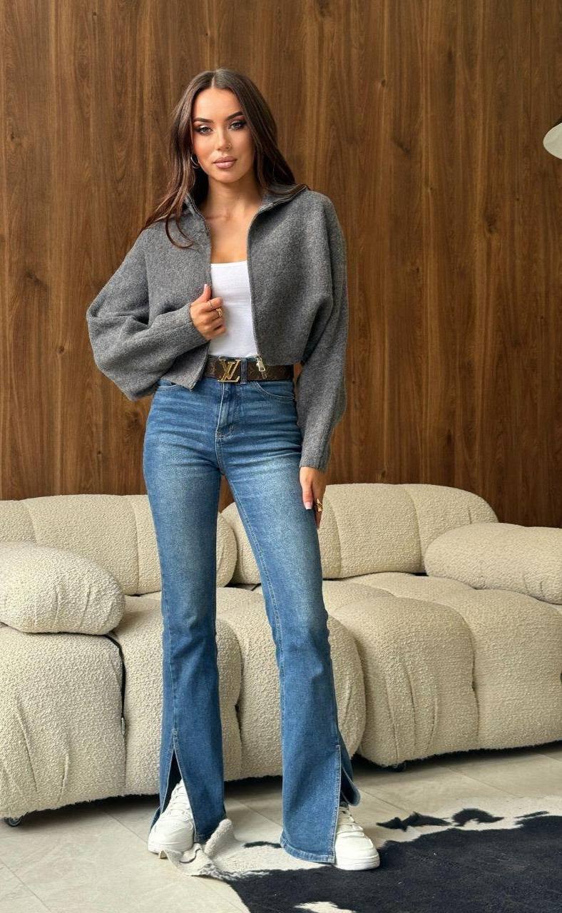 модные образы,вязаные кардиганы,джинсы стиль,джинсы стильные,серый кардиган