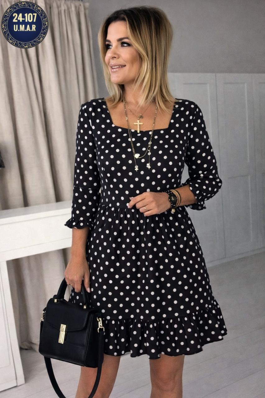 женское платье,платья ,платье,платье в горох женское,женское платье в горошек