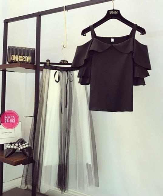 блузка стильная,блузка с оборками,костюм блуза с юбкой,костюм блузка и юбка,шифоновая блузка