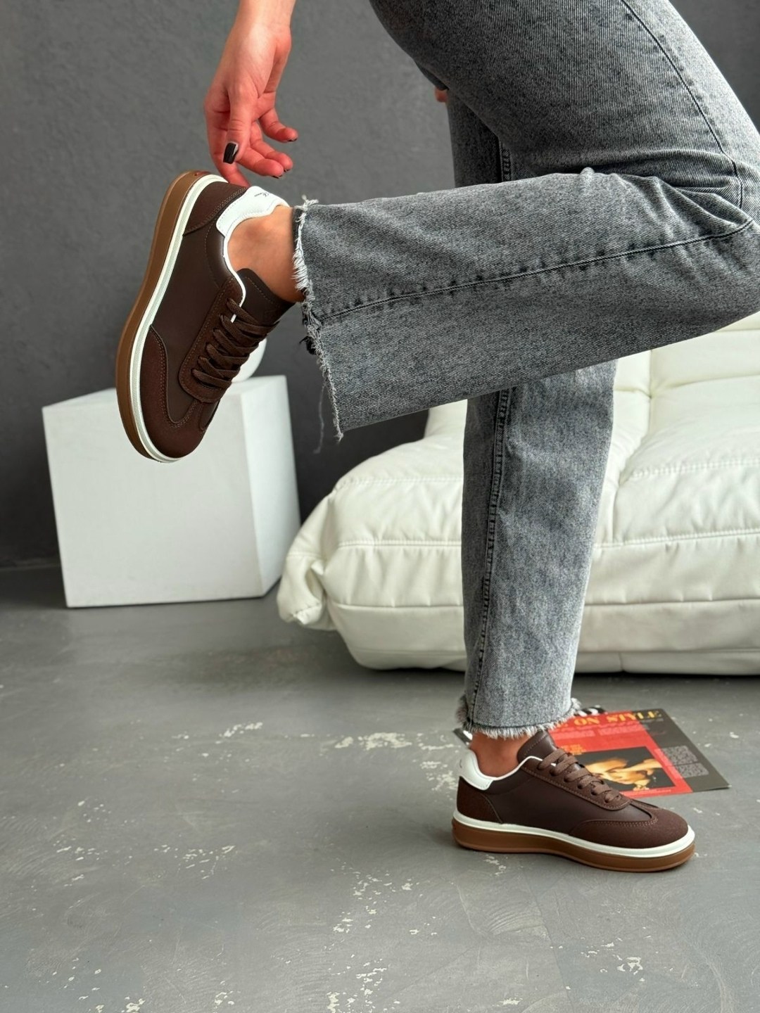 кеды замшевые derio 301966061,кеды из натуральной замши,кеды замшевые,кеды замша коричневые,коричневые кеды