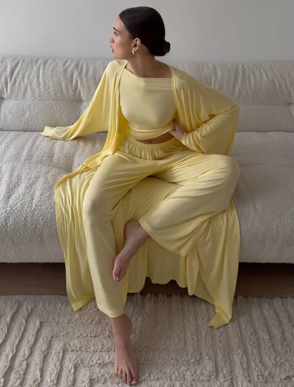 костюм тройка (кардиган + топ + брюки),костюм тройка (кардиган + топ + брюки) цвет черный,костюм тройка (топ, штаны, кардиган ),костюм с брюками,костюм тройка женский