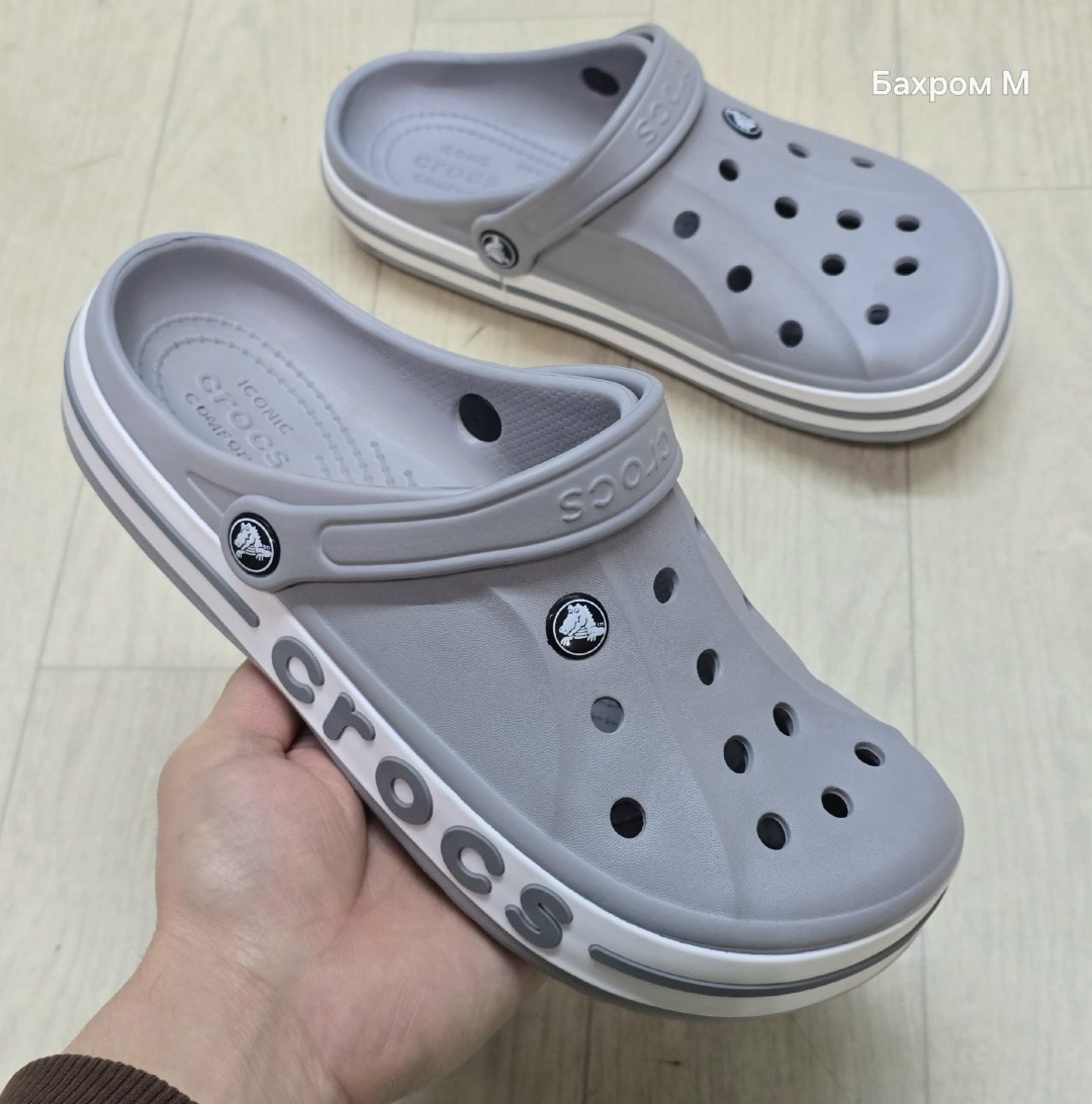кроксы мужские сандалии,сабо crocs bayaband clog,сабо crocs,серые сабо crocs bayaband clog,crocs мужские