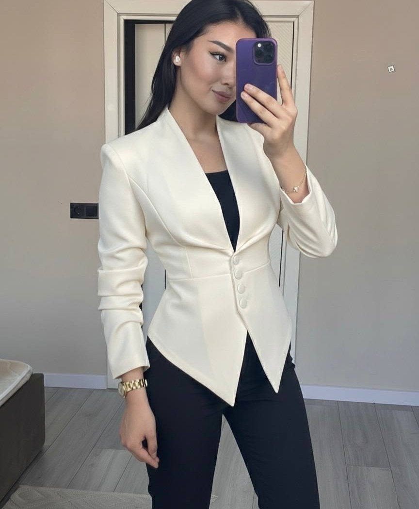 приталенный пиджак,женский пиджак,пиджак,пиджак женский приталенный,жакет с баской