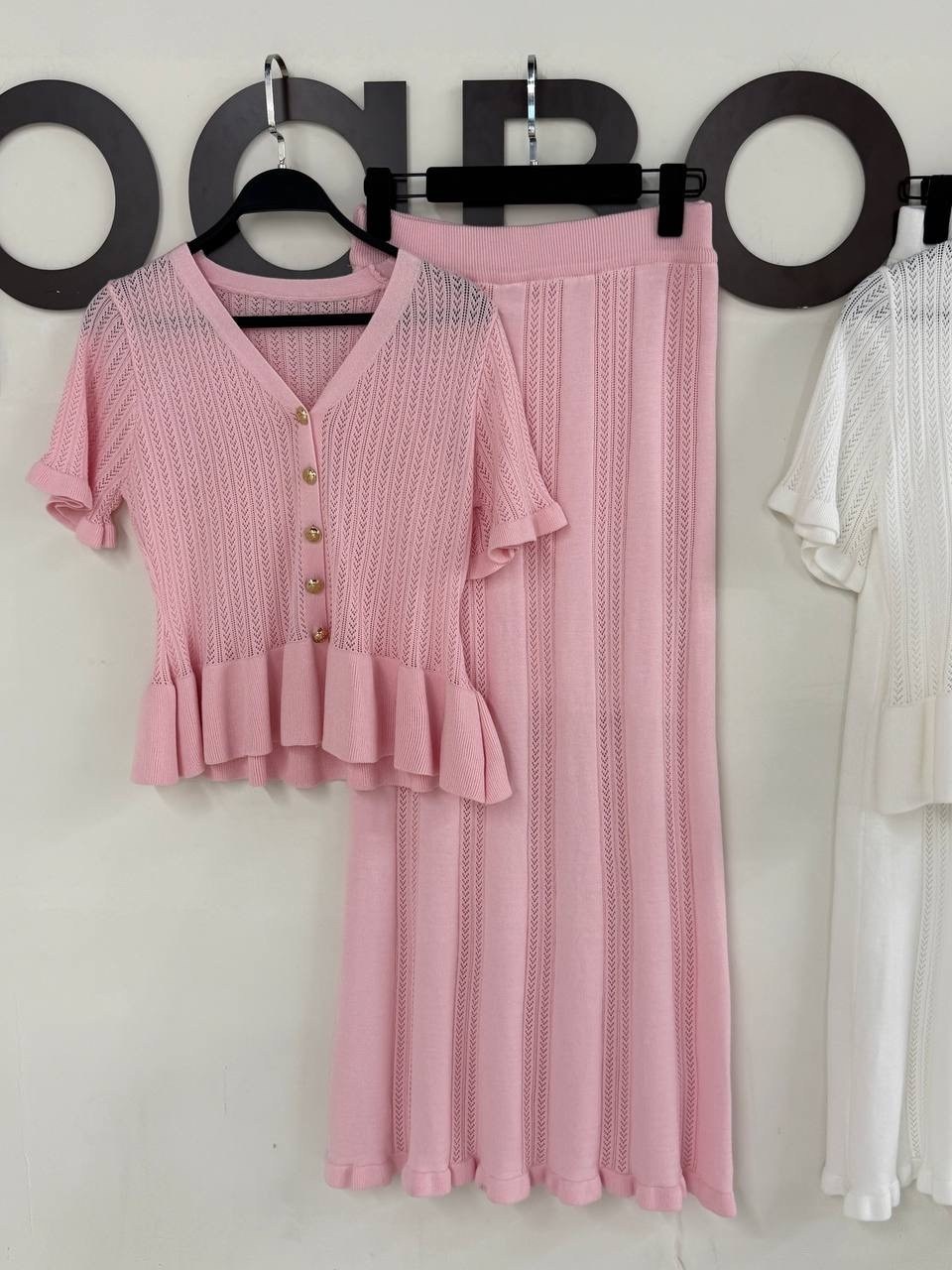 костюм трикотажный с юбкой макси emberens,трикотажный костюм,костюм с юбкой,костюм юбка и свитер,женские костюмы с юбкой