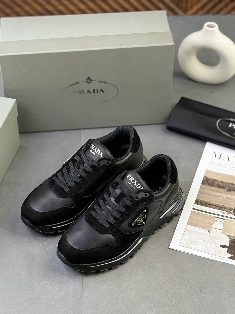 мужские кроссовки prada,,кроссовки prada,мужская  prada lifestyle черный,кроссовки балмаин мужские