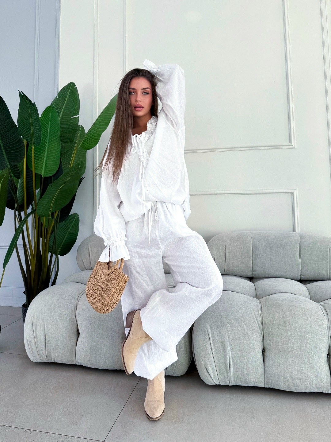 костюм белый,женский костюм,белый костюм женский,пижама для женщин,льняные костюмы