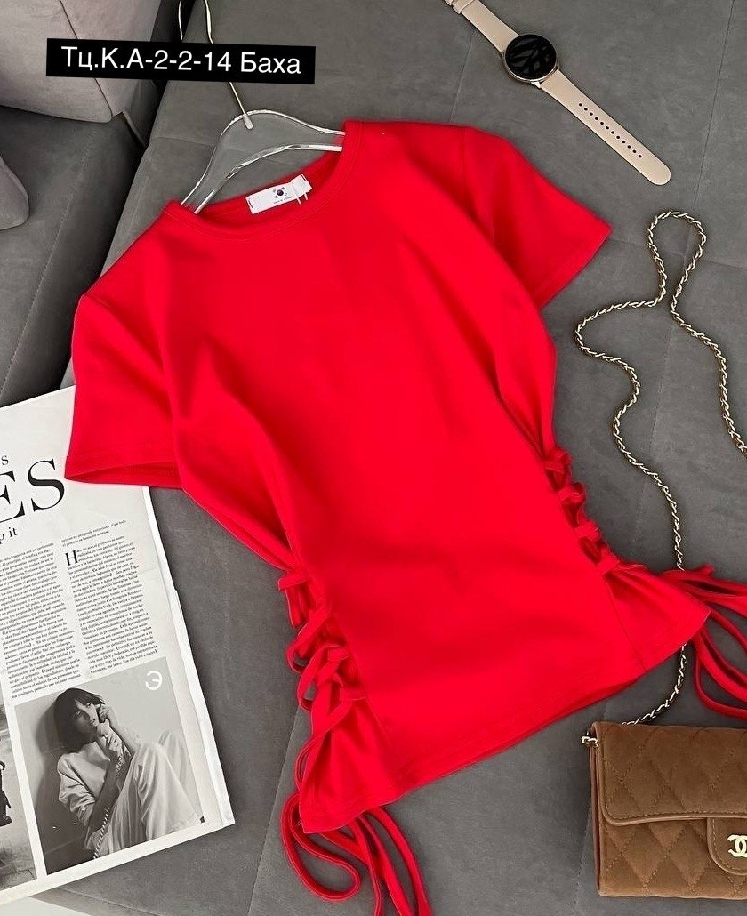 футболки женская,футболки для женщин,футболка необычного кроя,футболка с завязками,летние женские футболки