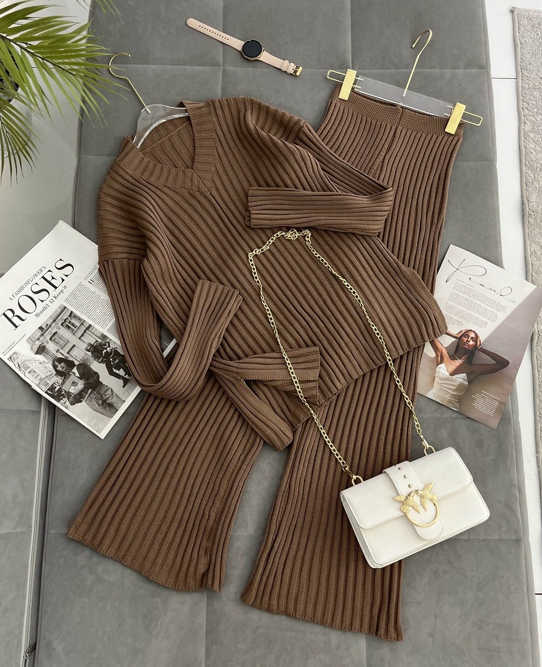 трикотажные костюмы,костюм домашний лапша с брюками трикотажный airisclo 124288124,костюм женский,вязаные костюмы,костюм женский вязаный