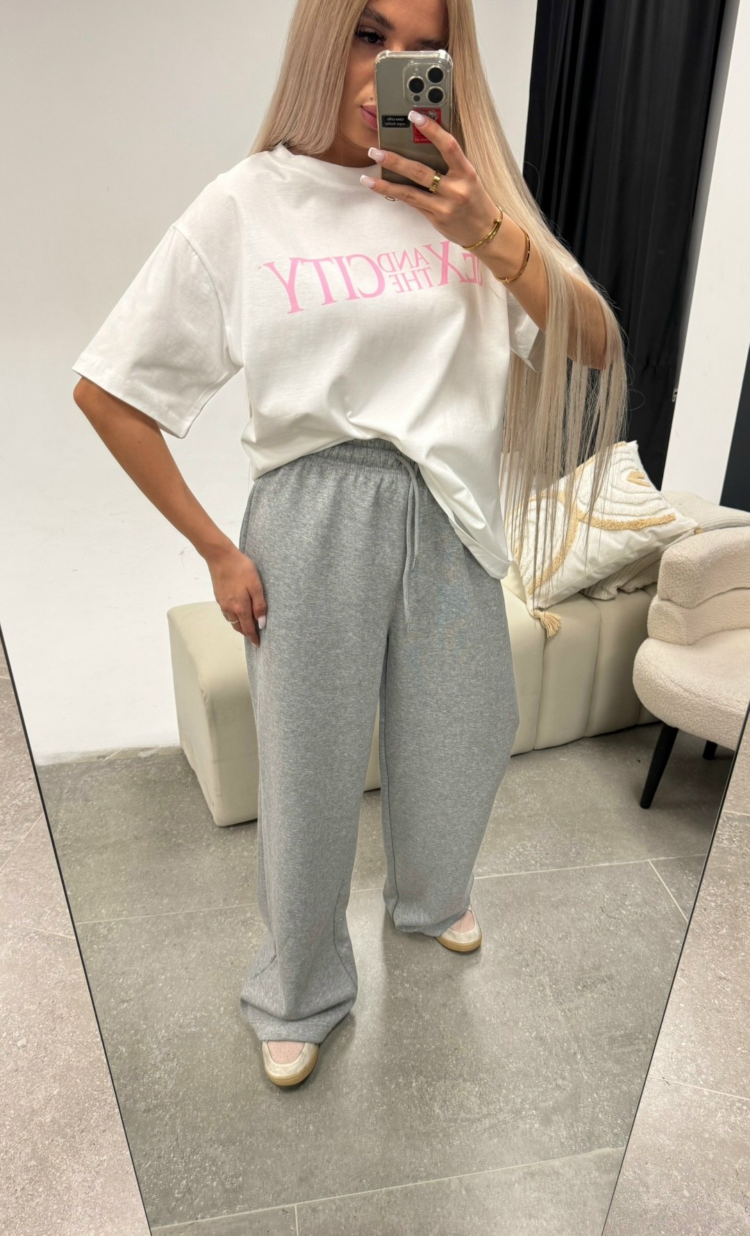 брюки спортивные alevan серый меланж,брюки спортивные палаццо,брюки спортивные,серые спортивные штаны,брюки женские палаццо