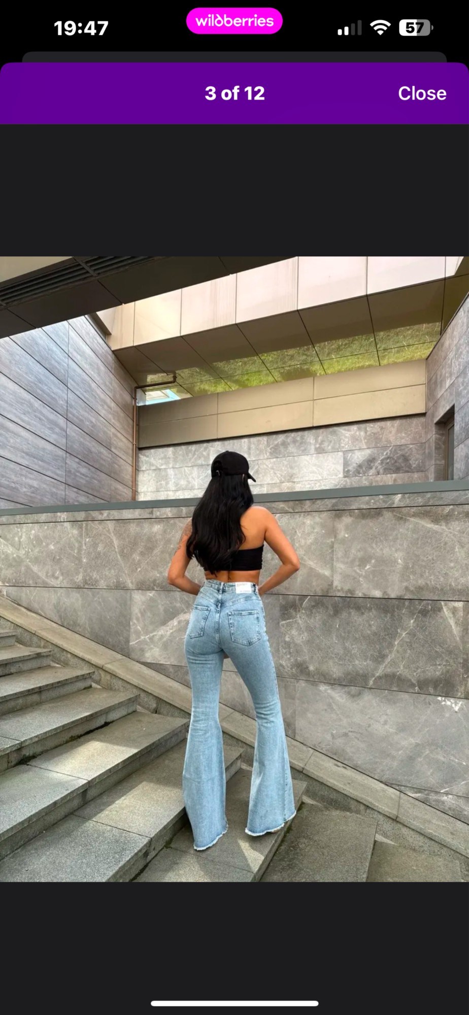 джинсы из коттон стильные,джинсы клеш женские,джинсы женские,джинсы стильные,джинсы клеш