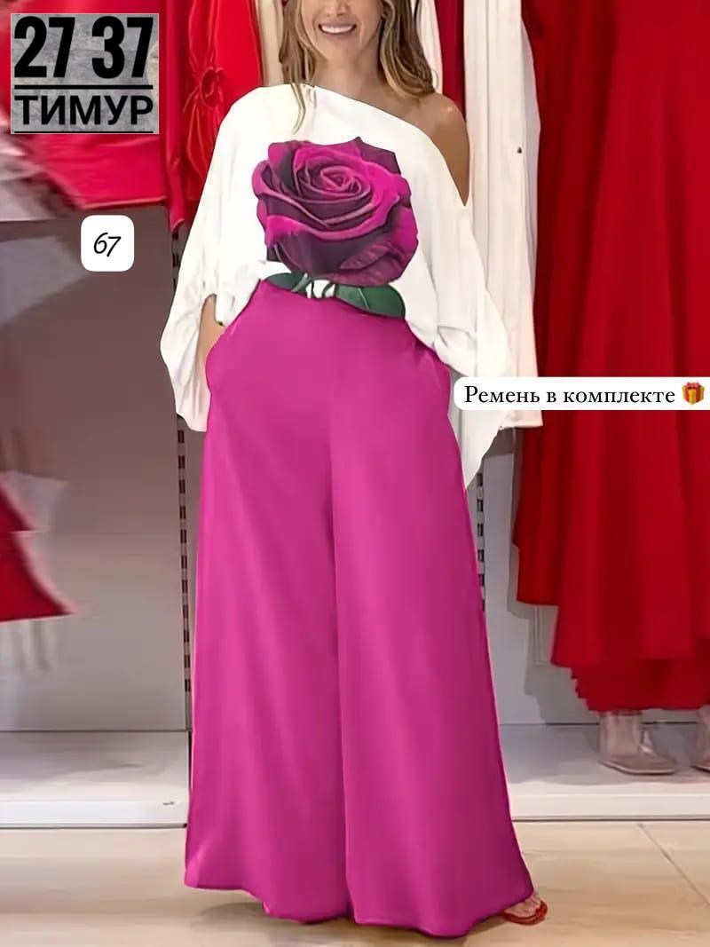 женские костюмы,костюм классический,костюм к5-5038/1 туники,широкие брюки женские,брюки женские атлас