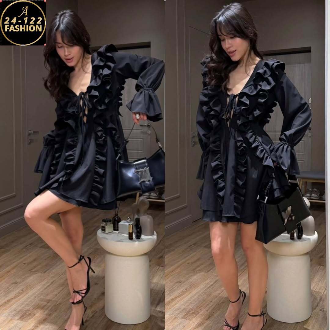 платье,шифоновое платье с оборками,платье шифоновое,платье женское коричневое,женское платье