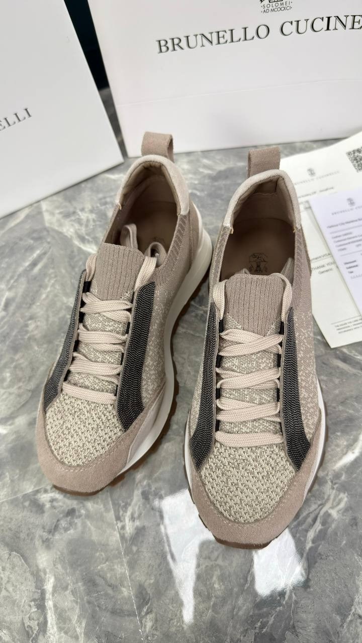 brunello cucinelli кроссовки,комбинированные кроссовки brunello cucinelli,женские кроссовки brunello cucinelli,кроссовки brunello cucinelli коричневый,замшевые кроссовки brunello cucinelli