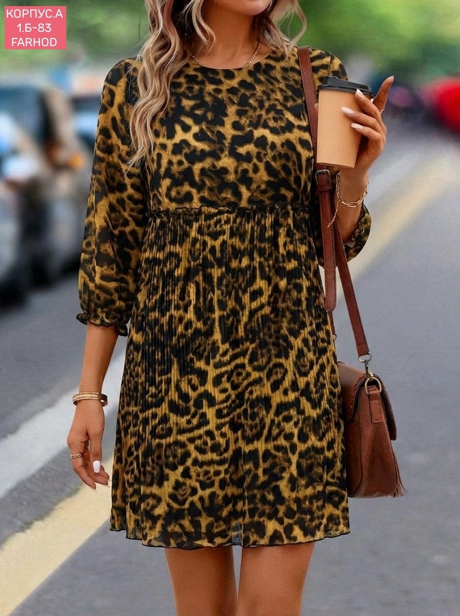 платье с леопардовым принтом,платье леопардовое,женское платье с леопардовым принтом,платье манго леопардовый принт,платье с длинным рукавом и леопардовым принтом